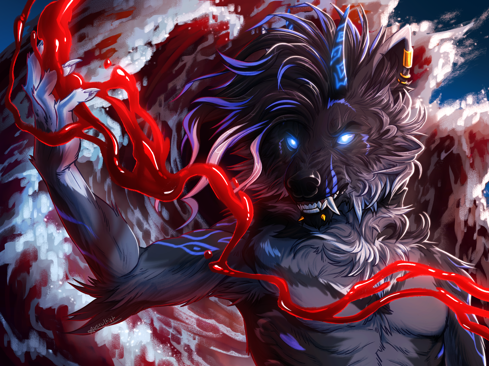 completed portrait YCH